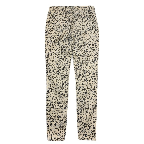 MAISON SCOTCH & SODA Expedition Express Mid Skinny Leopard Jeans Beige Sz 28/32 - Picture 6 of 12